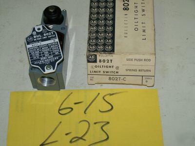 1 allen bradley switch,limit 600V ac max 10 amp max