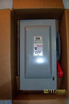 1 siemens HF361 heavy duty safty switch