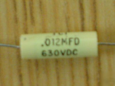 20PC 630V .012UF tci axial mylar film capacitor