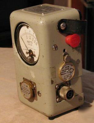 Bird model 43 01 thruline rf wattmeter 