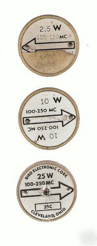 Bird model 43 01 thruline rf wattmeter 