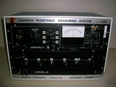 Esi 231C guarded resistance measuring system.