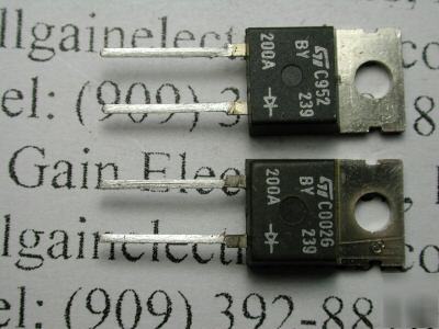 St BY239-200A rectifier diode 10A 200V to-220AA 2 pin