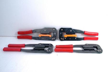 Ribbon cable terminal crimping pliers lot of 4