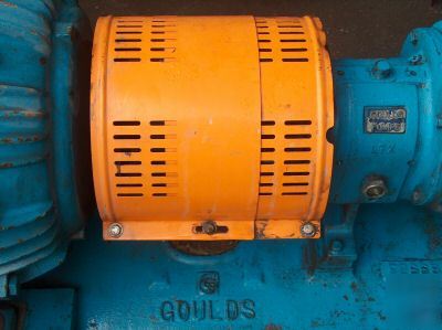 Us premium efficiency motor 125 hp & goulds water pump 