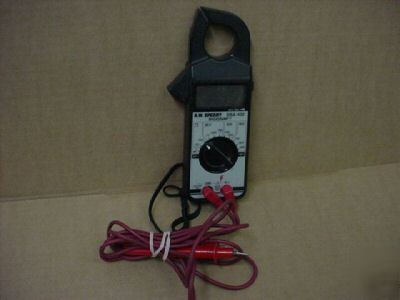 A.w. sperry dsa 400 handheld digital clamp-on meter