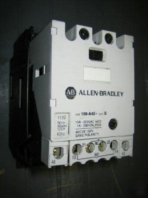 Ab allen-bradley contactor 3-pole 190-A40 190A40