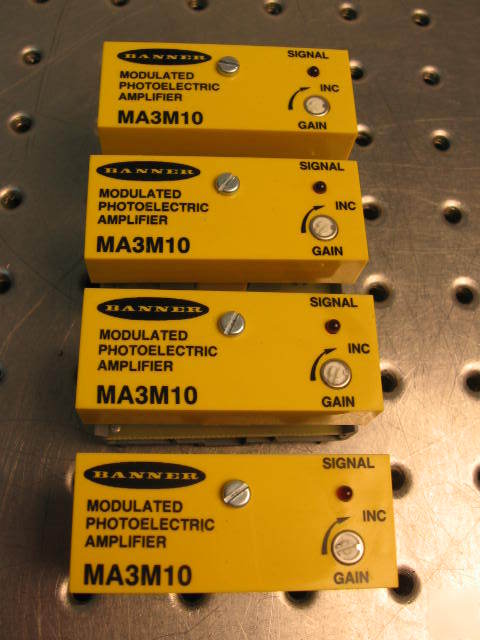 G34056 four banner MA3M10 photoelectric amps.
