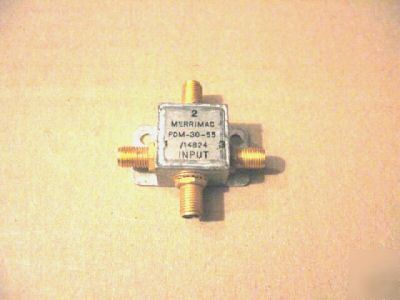 Merrimac 3WAY 0 degree power divider 1-100MHZ pmd-30-55