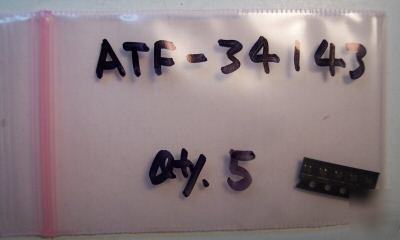 New agilent low noise phemt, nf=0.5DB, atf-34143, ,qty.5