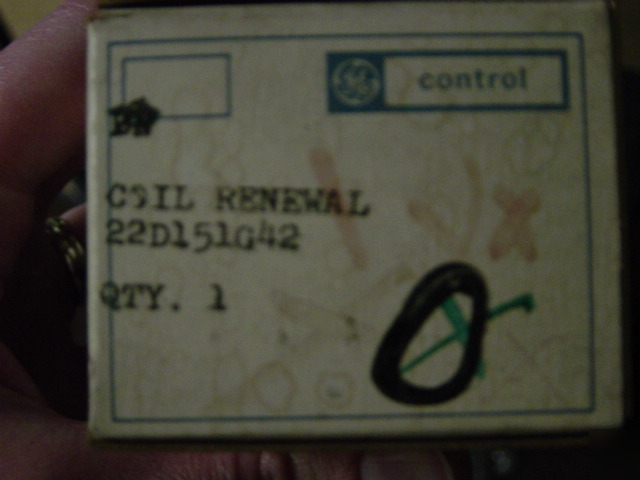 New general electric CR22D151G42 coil re al