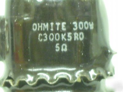 Ohmite power resistor C300K5R0 04F8806
