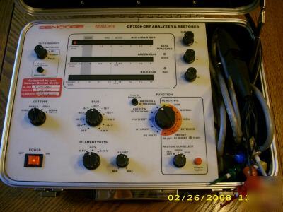 Sencore beam-rite CR7000 crt analyzer / restorer