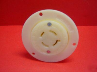 1 unit leviton 20A 120/208VAC flanged outlet 2446