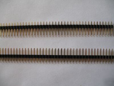 40PCS of single pin header 40PINS,golden plated