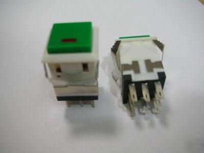 8, indicator led dpdt off/(on) momentary switch,GLKD3