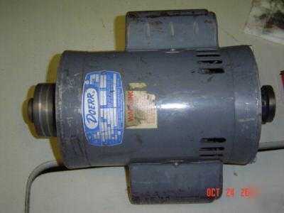 Doerr 3/4 hp 209 volt electric motor 