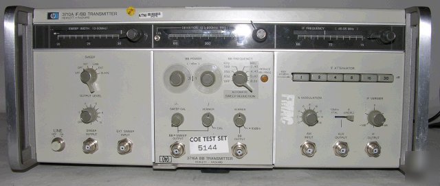 Hp agilent 3710A if/bb transmitter & 3716A transmitter