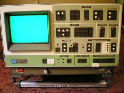 Ono sokki cf-300 field fft analyzer