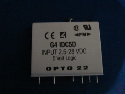 Opto 22 G4 IDC5D input 2.5-28VDC, 5 v dc logic
