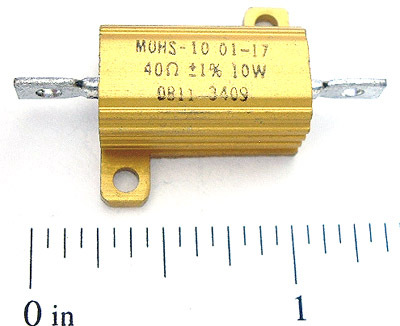 Wirewound resistor ~ 10W 40 ohm 1% (10)