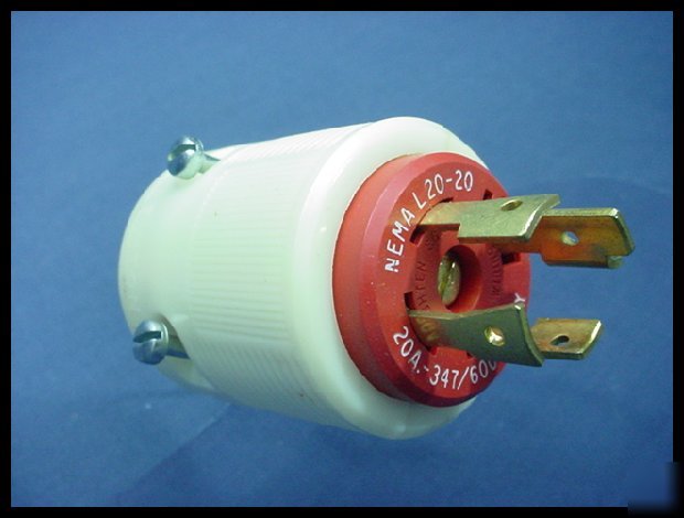 Leviton L20-20 locking plug 20A 347/600V 72020-p