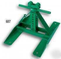 New (1 ea.) #687 greenlee screw type reel stand *** ***