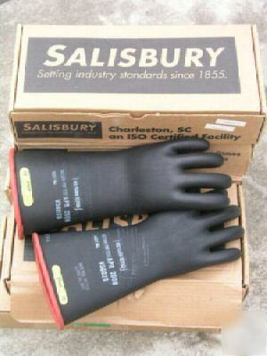 New safety rubber gloves elbow high