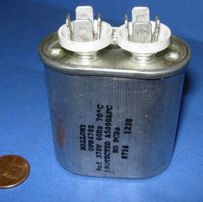 OPN470 capacitor 4UF 370VAC mallory precision bulk