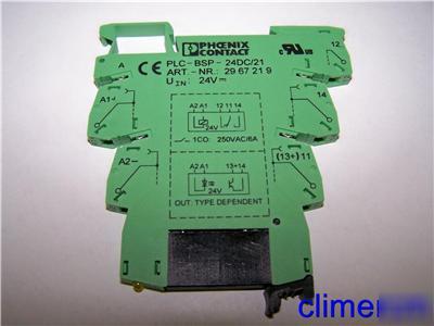 Phoenix contact plc-osp-24DC/24DC/2 relay qty 10 