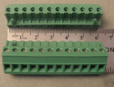 Phoenix terminal block combicon connection plug 12 pos