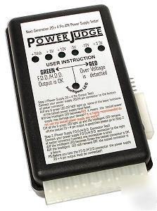 Power judge atx power supply tester over voltage detect