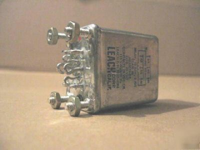 4 tested mil-spec relays 10AMP, 28VDC by leach 