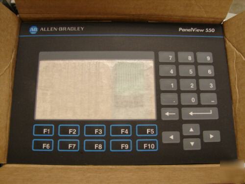 Allen bradley panelview 550 keypad bezel overlay*nnb*