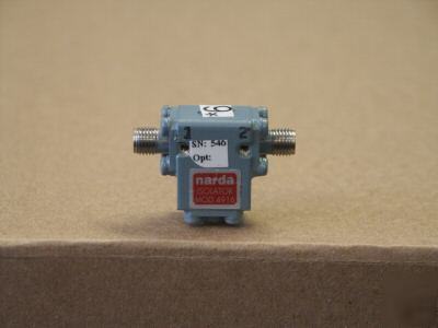 Narda/L3 4916 coaxial ferrite isolator, 3 port