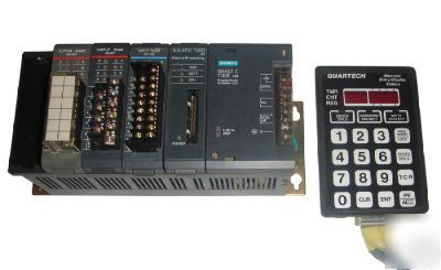 Siemens simatic ti 305 controller, processor, 3 modules