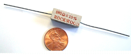 Wirewound power sandblock resistor 5W 5 ohm 10% (12)