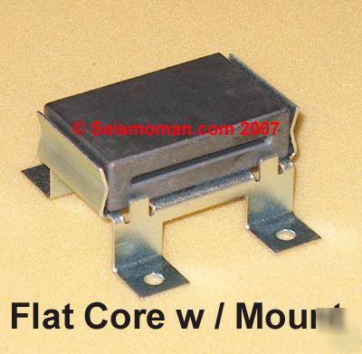 Flat cable emi ferrite core with mount (cores) 
