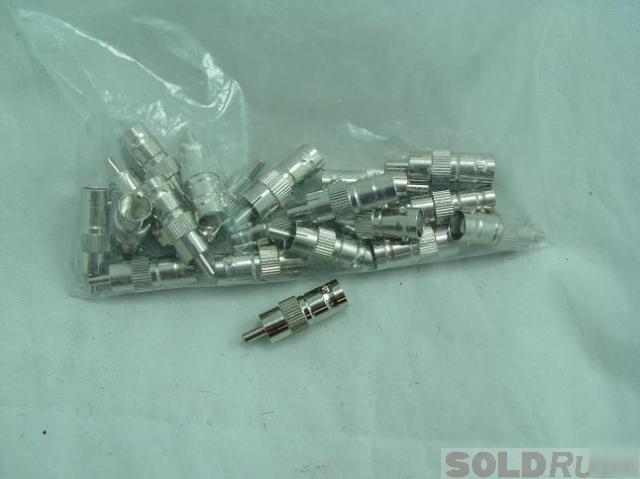 Lot of 20 bnc female to rca male connectors