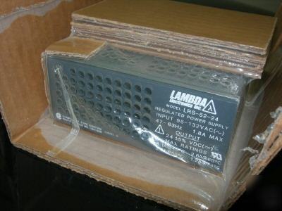 New in box lambda regulated power supply lrs-52-24