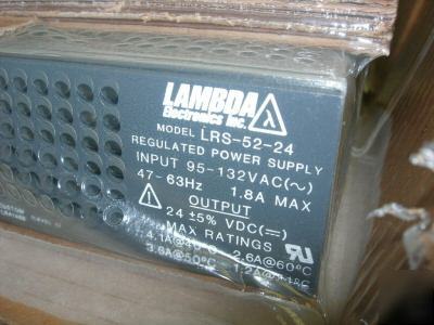 New in box lambda regulated power supply lrs-52-24