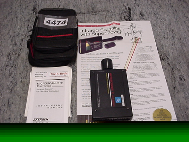 Exergen corp microscanner e autozero infrared scanner