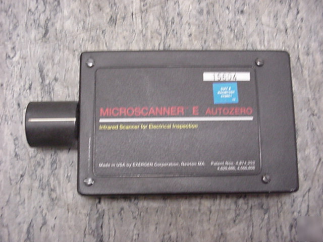 Exergen corp microscanner e autozero infrared scanner