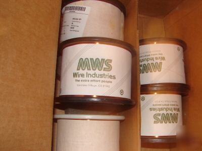 New 8.0 ibs spool mws awg 32 hapt copper magnet wire - 