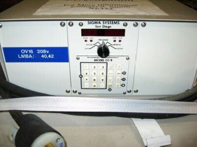 Sigma systems oven, model M100C-3