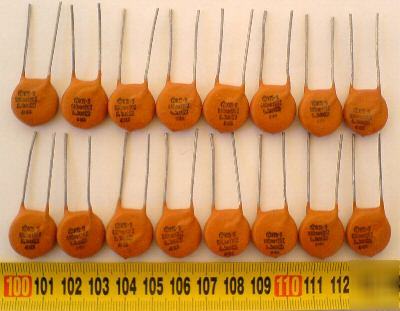 680 pf 6,3 kv ussr ceramic capacitors K15-5 nos #16 