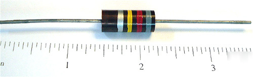 Allen bradley carbon comp resistors 2W 820K ohm 10% (10