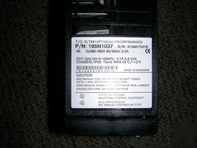 Danfoss vlt 2800 inverter drive