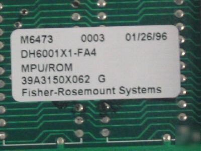 Fisher provox mpu/rom assy. DH6001X1-FA4