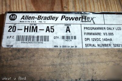 New allen bradley 20-him-A5 powerflex programmer lnc